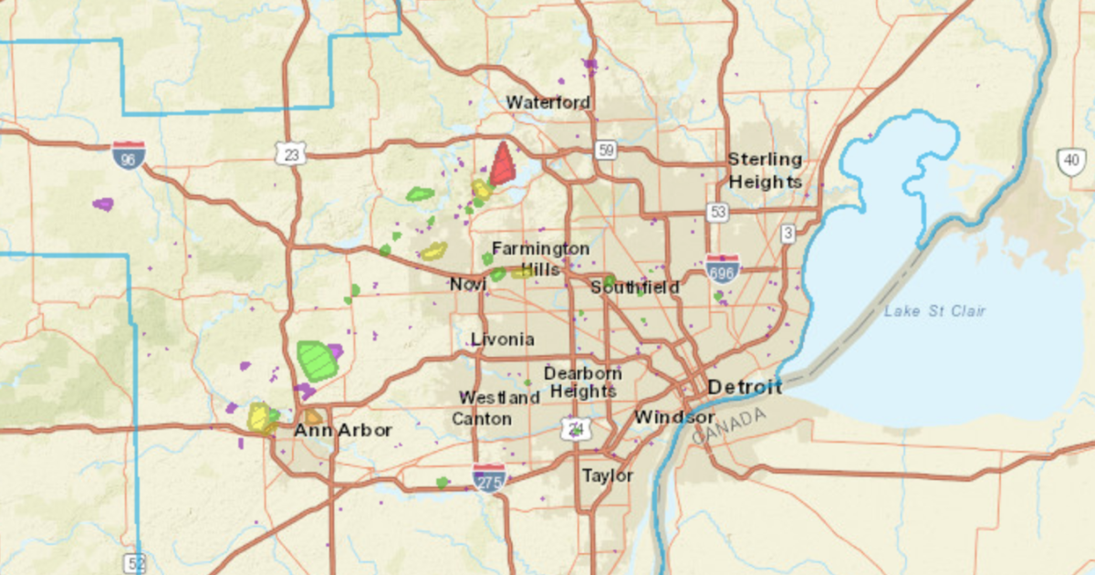 View DTE power outage map as 12K remain without power